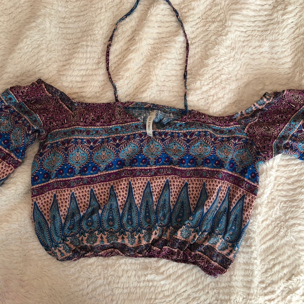 🌺🌺 LONG SLEEVE PAISLEY CROP 🌺🌺